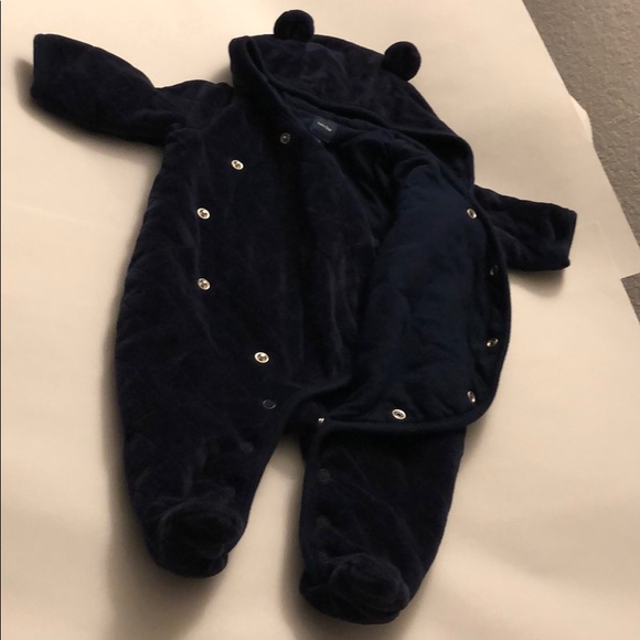 GAP Other - Baby Gap Quilted Bear Jumpsuit Pram
